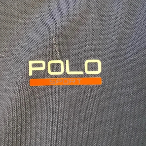 POLO RALPH LAUREN Sport Performance Shirt French Navy Size M, Good Condition - Picture 8 of 8